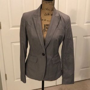 Banana Republic professional gray pinstripe jacket sz 4
